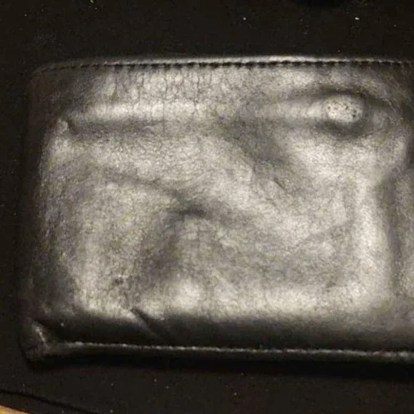 Vintage Men's Black Full Grain. Cowhide Wallet - Picture 4 of 7